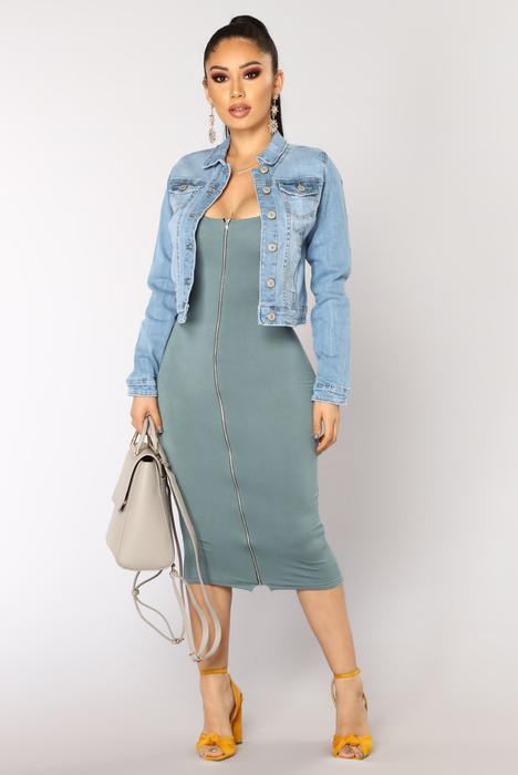 Blue Denim Jacket - Light Wash