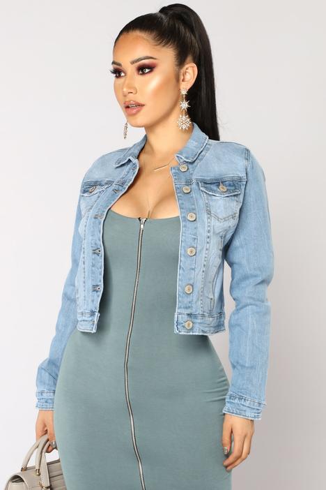 Blue Denim Jacket - Light Wash