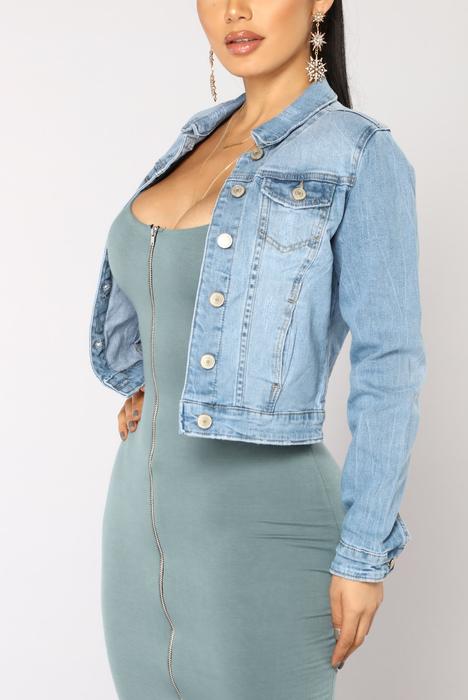 Blue Denim Jacket - Light Wash