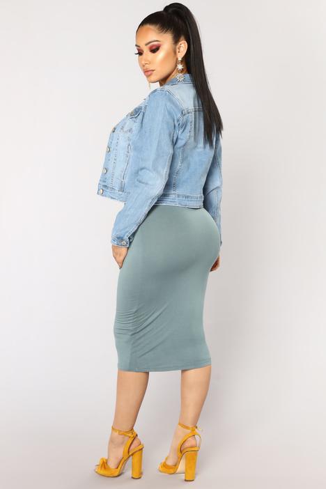 Blue Denim Jacket - Light Wash