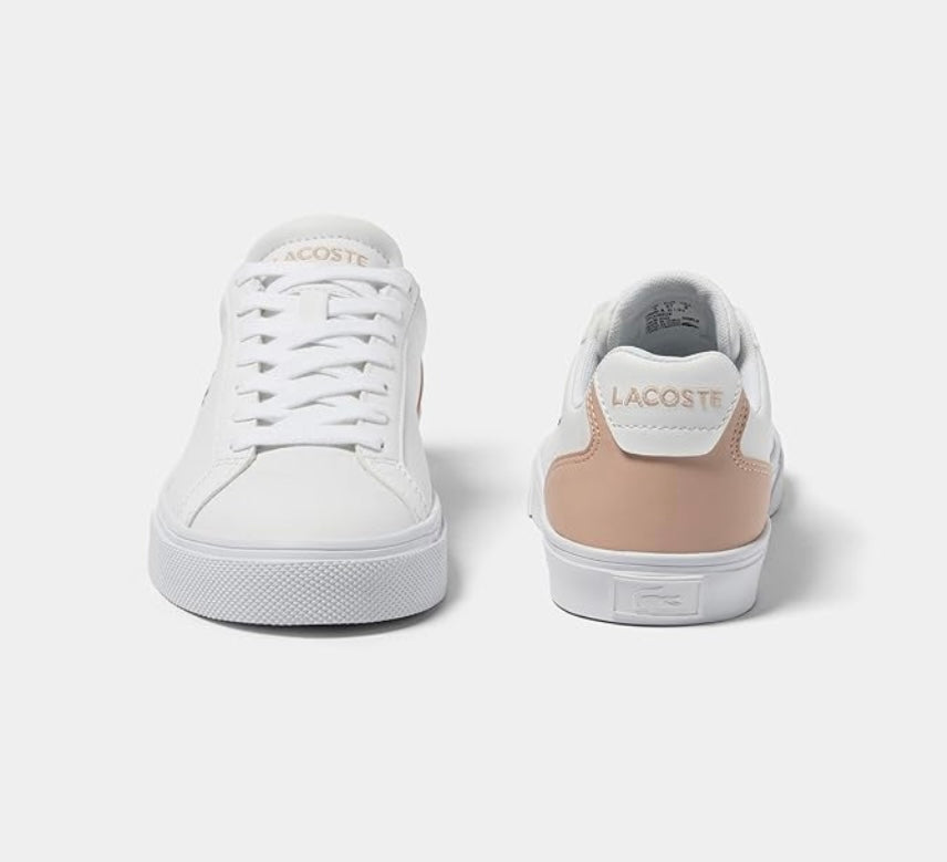 Lacoste Women's Lerond Pro BL 23 1 CFA Sneaker - White/Light Pink