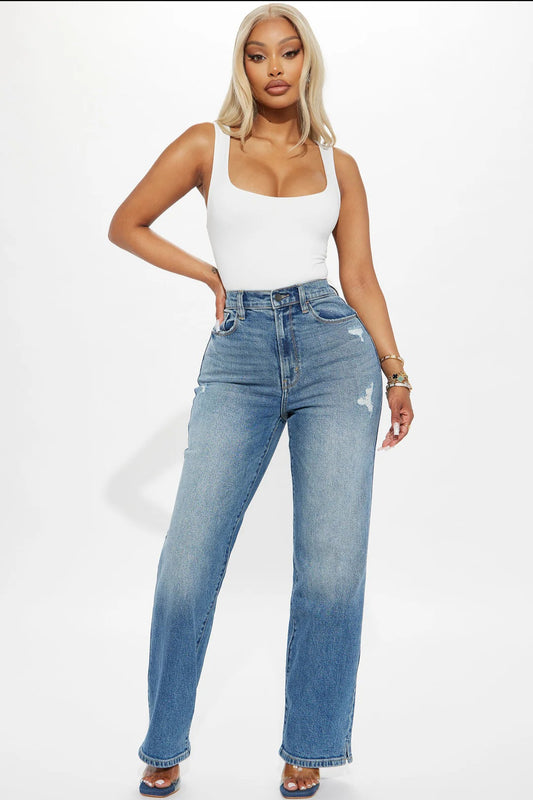 That Fit Hits Different Tank Top - White