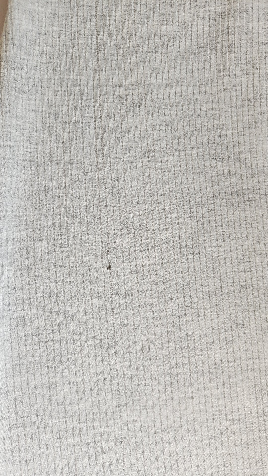 Ribbed & Laced High Neck Mini Dress - Gray